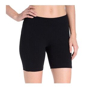 Danskin Black High Waist Bike Shorts Athletic Workout Athleisure SZ S NWT